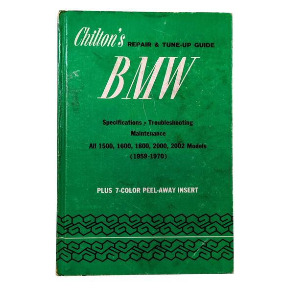 BMW 1500 1600 2002 1959-1970 Shop Service Engine Repair Manual Diagrams 1971 HC - Picture 1 of 7